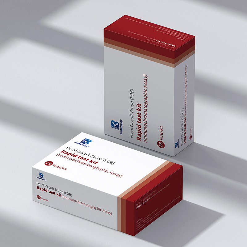 Kit de prova ràpida de sang oculta fecal (FOB) (assaig immunocromatogràfic)